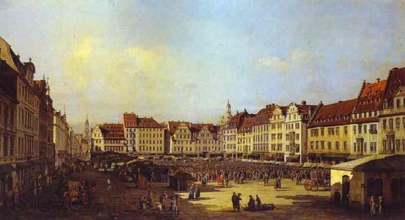 Bernardo Bellotto The Old Market Square in Dresden 4 France oil painting art
